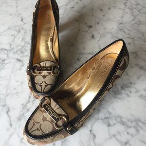 Brown Coach Pumps